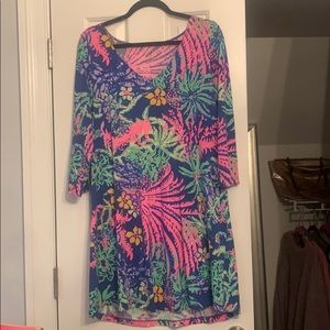 Lilly Pulitzer Erin Dress Indigo All Aglow